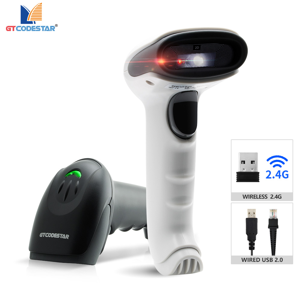 Barcode Scanner Wireless - GTCODESTAR X-9701C Ручной беспроводной сканер штрих-кода