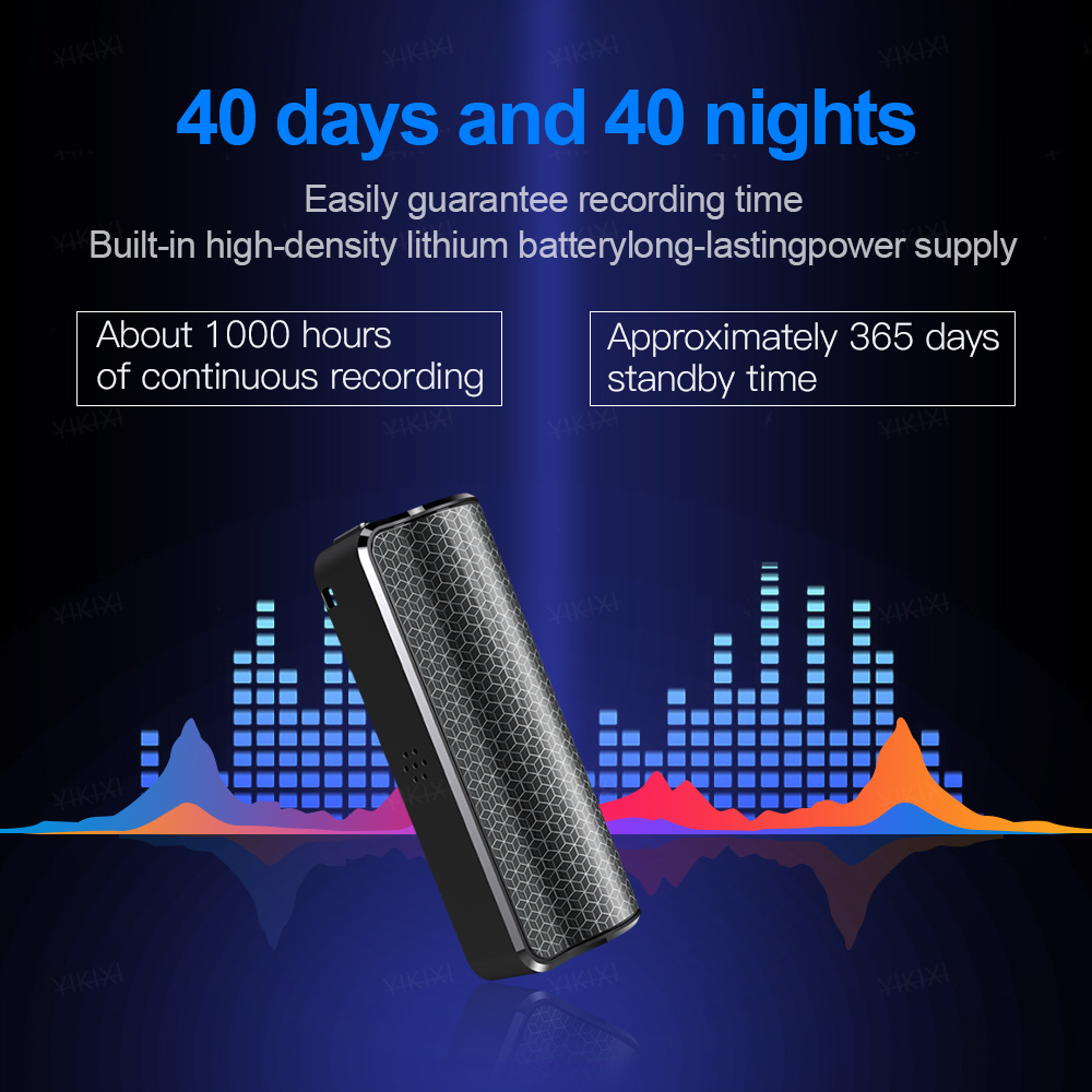 Voice Recorder Pen - Миниатюрный профессиональный цифровой диктофон, водонепроницаемый, с