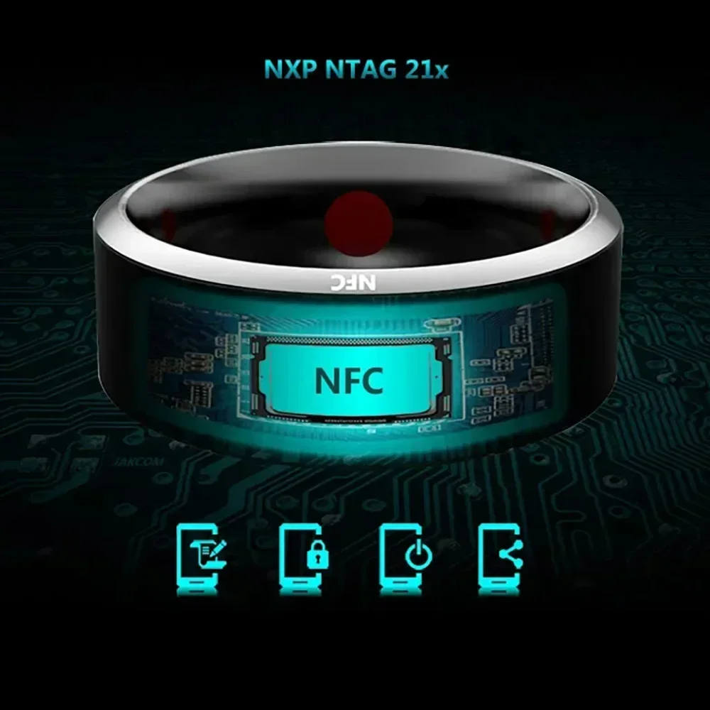 Nfc Tag Programmable - Модное умное кольцо с управлением NFC,