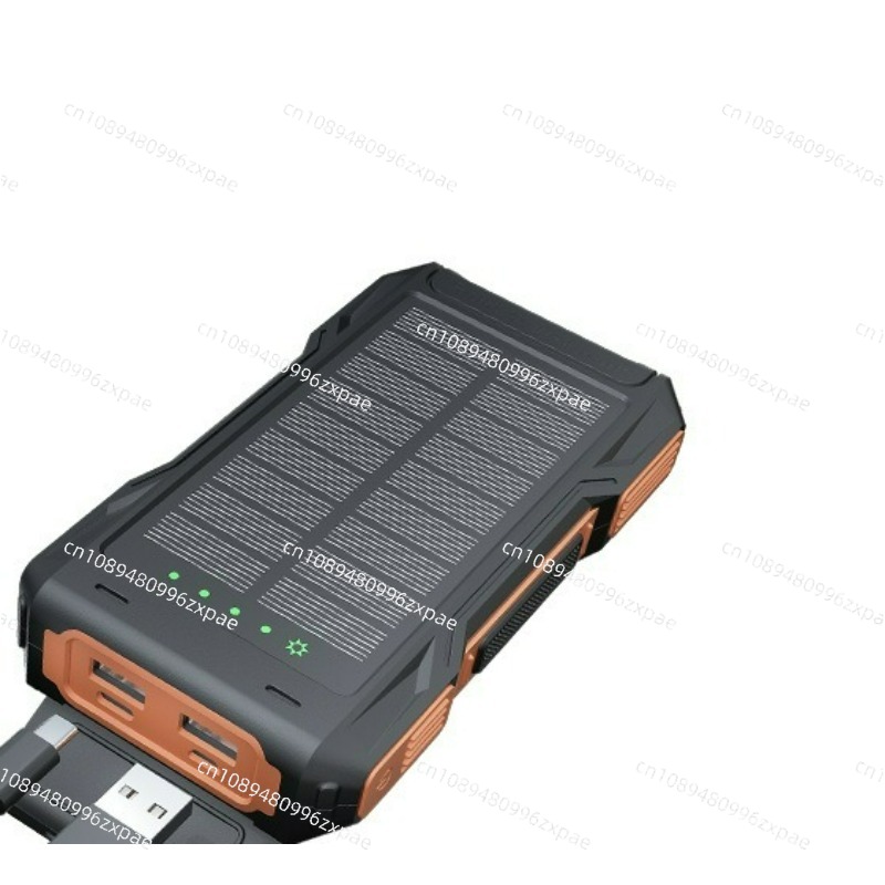 Solar Powered Charger - Солнечный пауэрбанк 10000 мАч с ручной