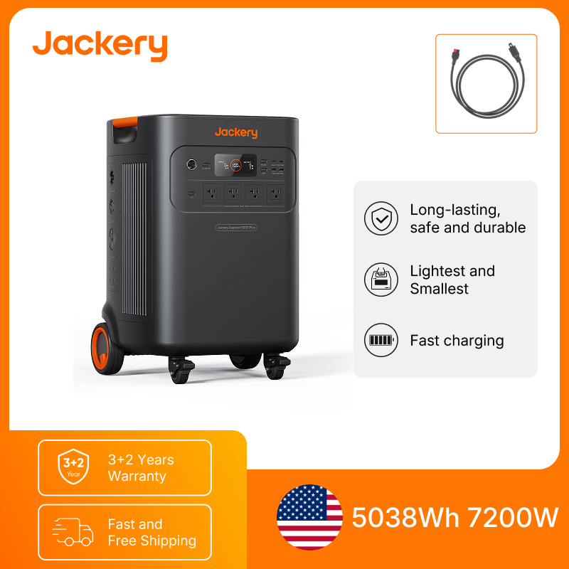 Solar Powered Charger - Портативная электростанция Jackery Explorer 5000 Plus