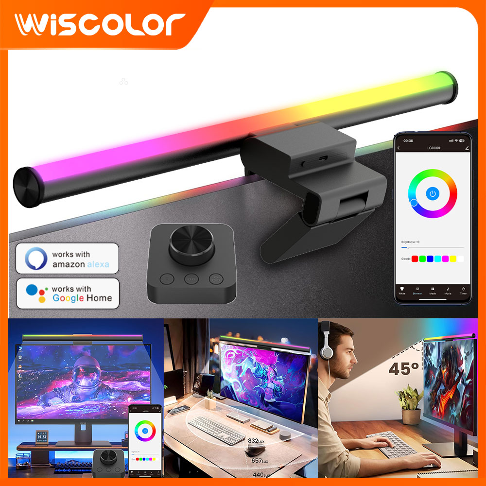 Rgb Desk Lamp Smart - Умная Wi-Fi RGB-лампа для монитора: светодиодная