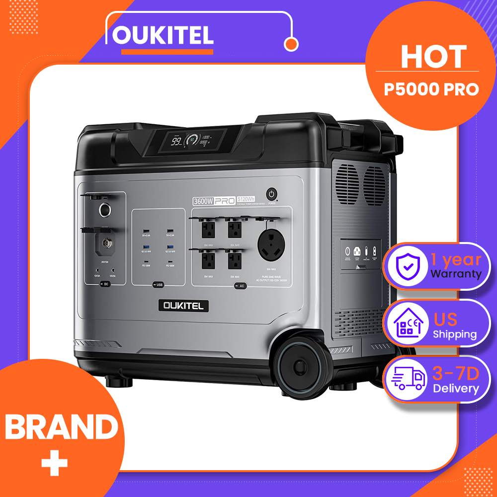 Solar Powered Charger - Портативная электростанция OUKITEL P5000 Pro, аккумулятор