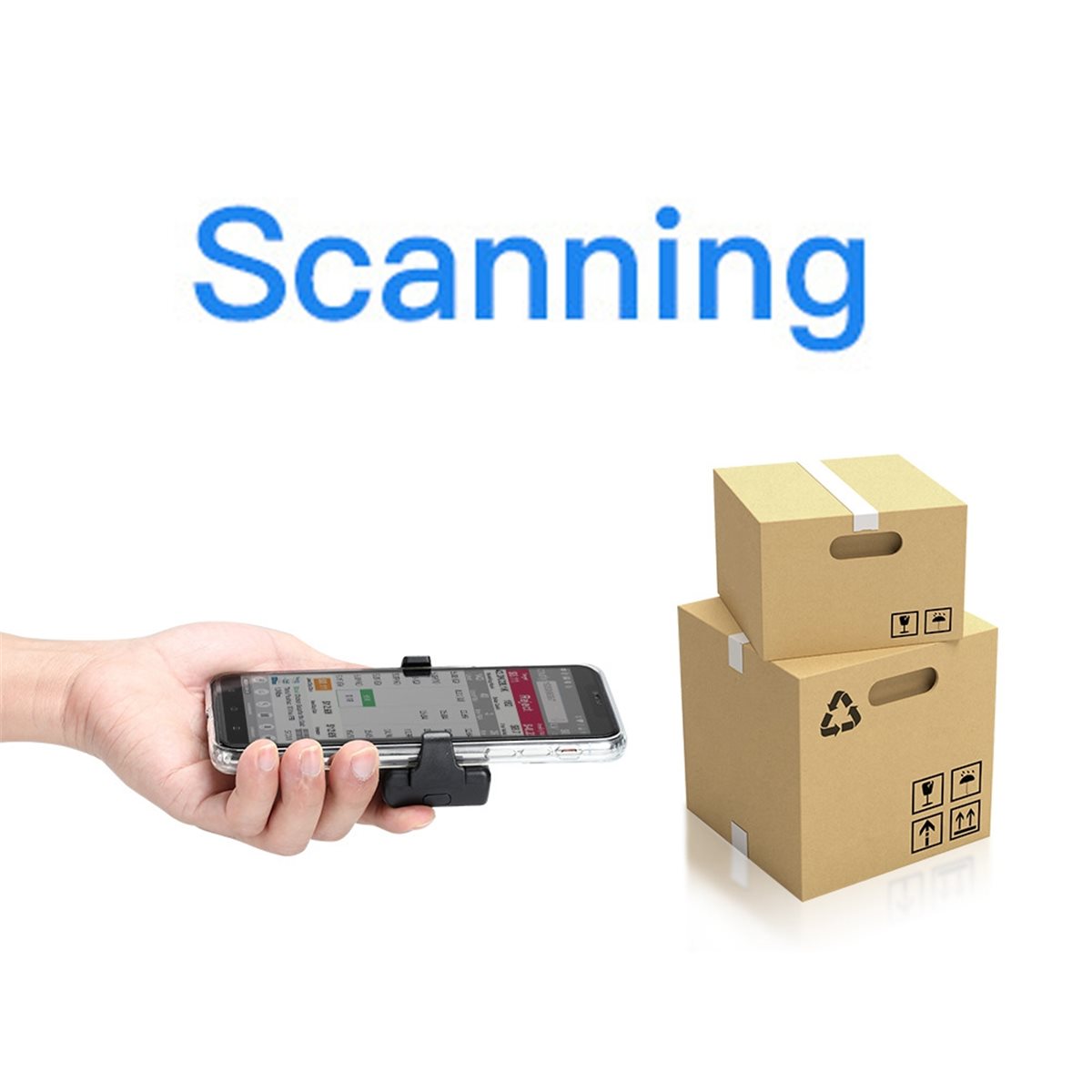 Barcode Scanner Wireless - Беспроводной 2D Bluetooth-сканер штрих-кодов B21B с