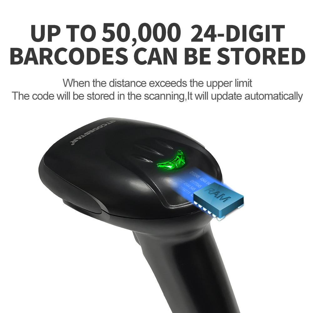 GTCODESTAR X-9701C Ручной бесп – обзор и цена Barcode Scanner Wireless