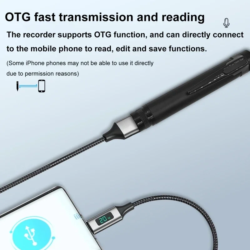 Цифровой диктофон, ручка 128 Г – обзор и цена Voice Recorder Pen