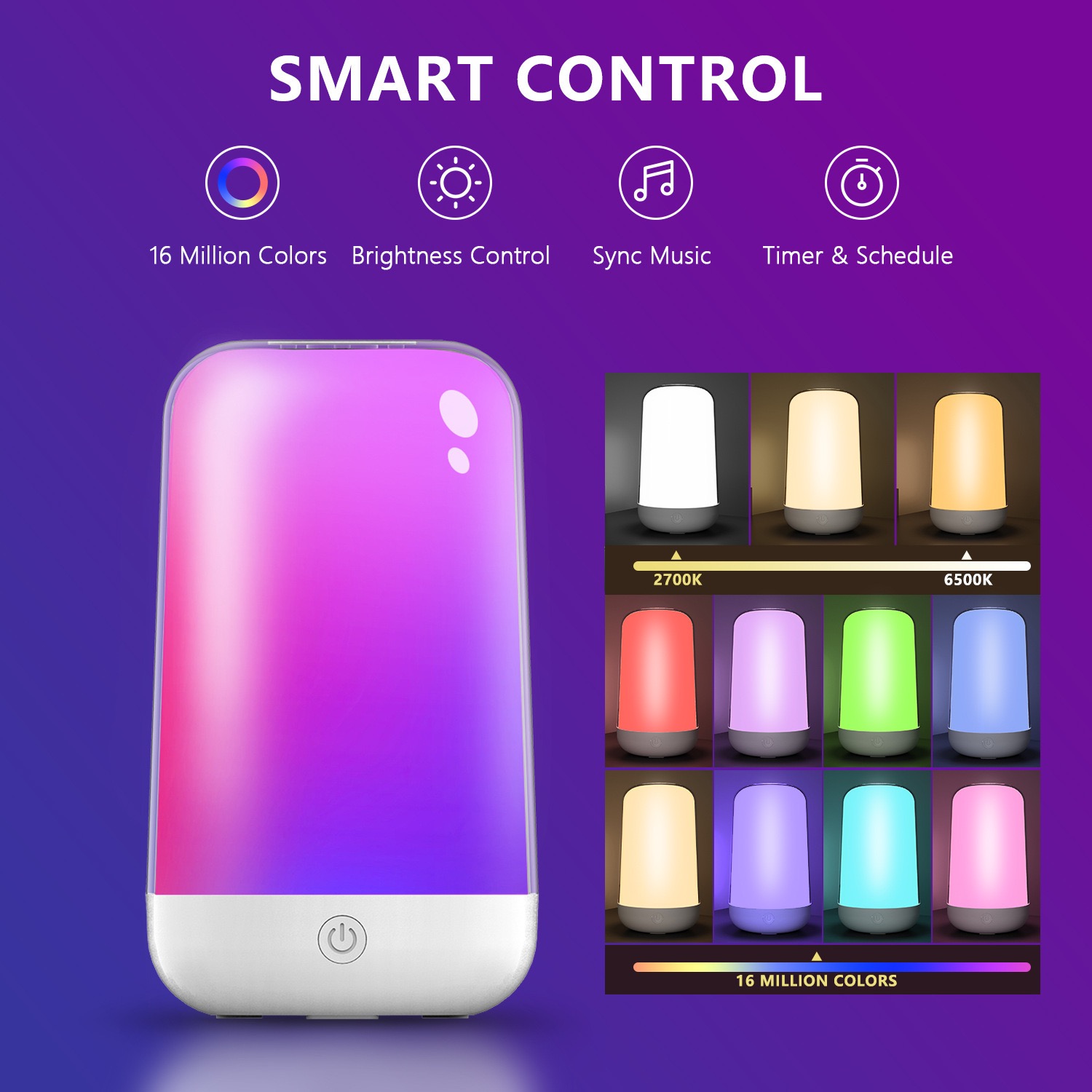 Умная сенсорная настольная лам – обзор и цена Rgb Desk Lamp Smart