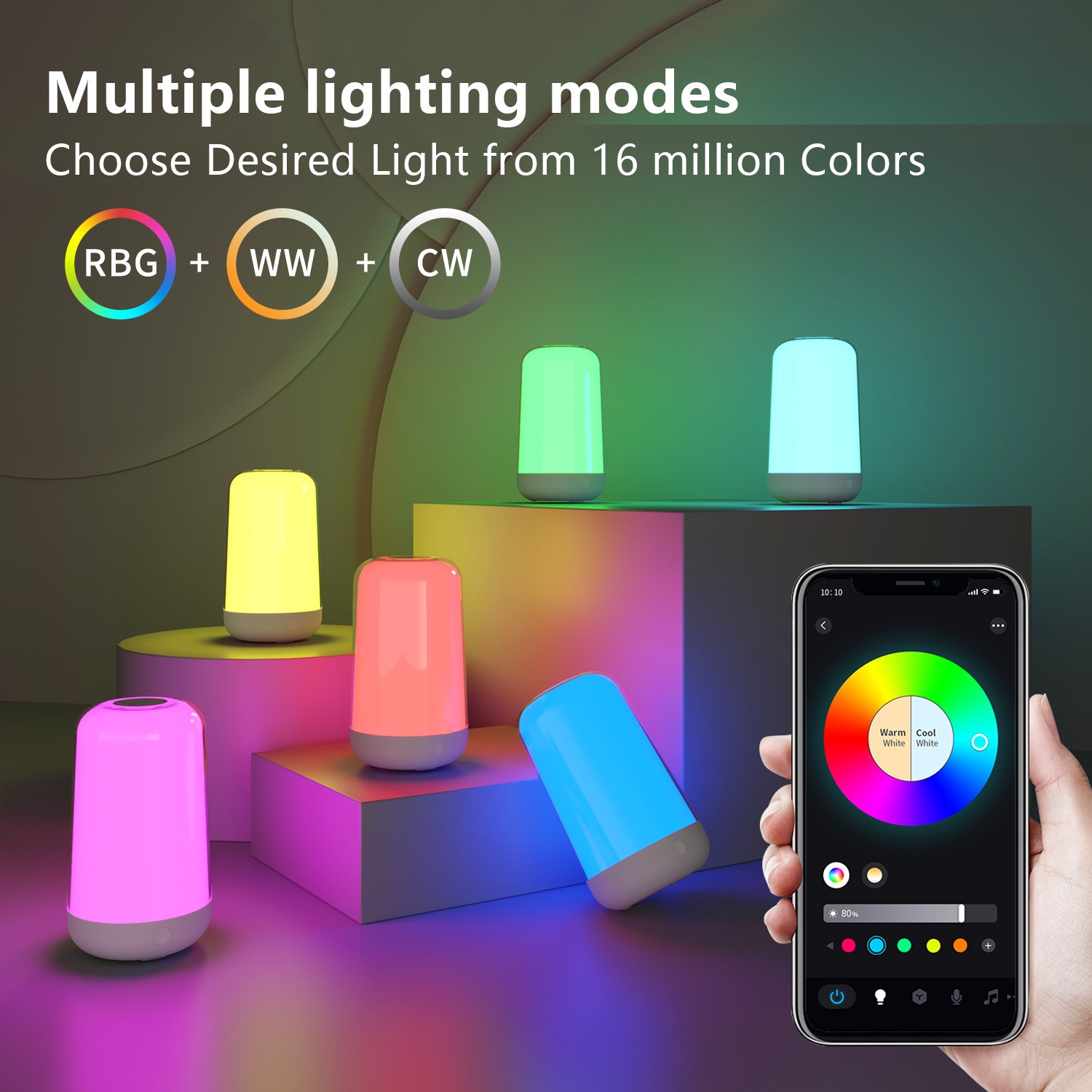 Умная сенсорная настольная лам – обзор и цена Rgb Desk Lamp Smart