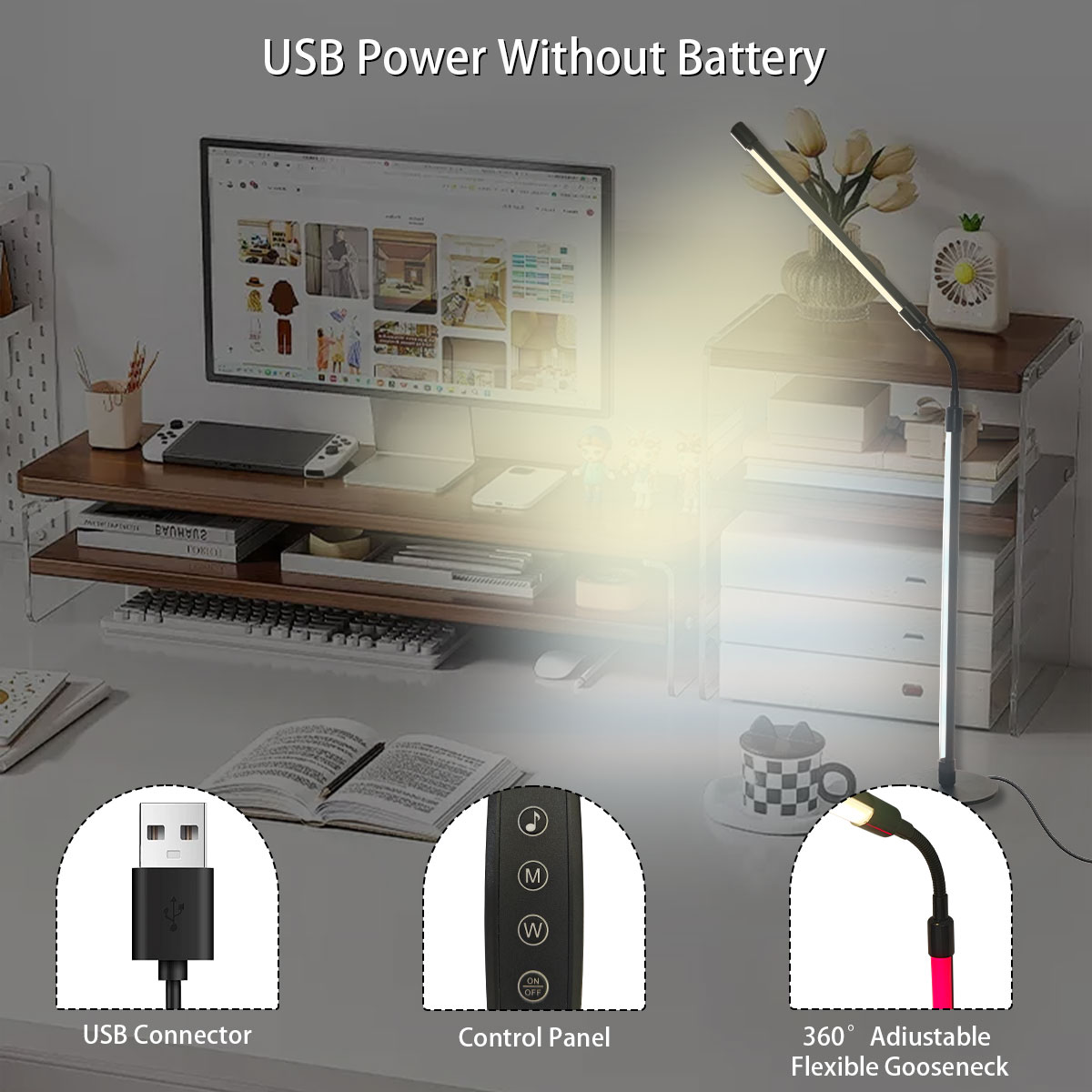 Настольная светодиодная лампа  – обзор и цена Rgb Desk Lamp Smart
