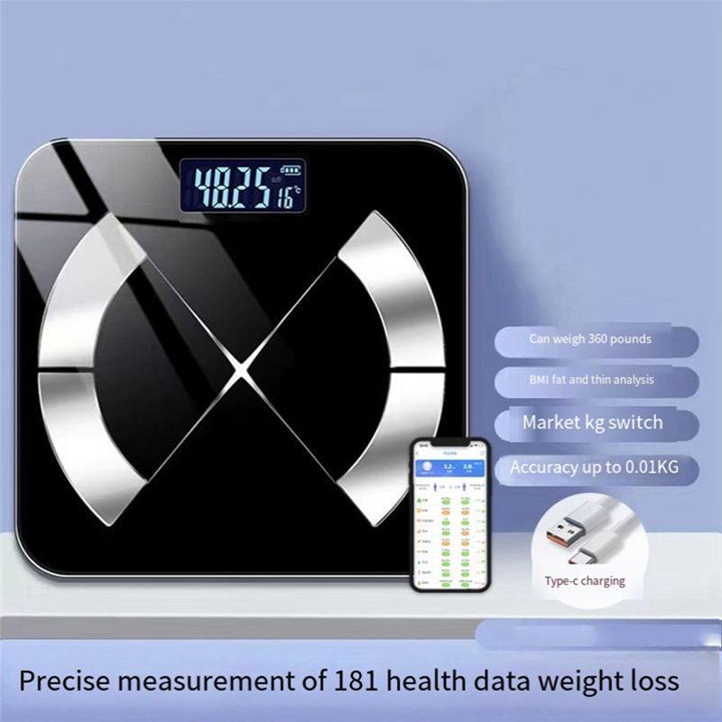 M12K-Электронные весы с Blueto – обзор и цена Body Fat Scale Smart
