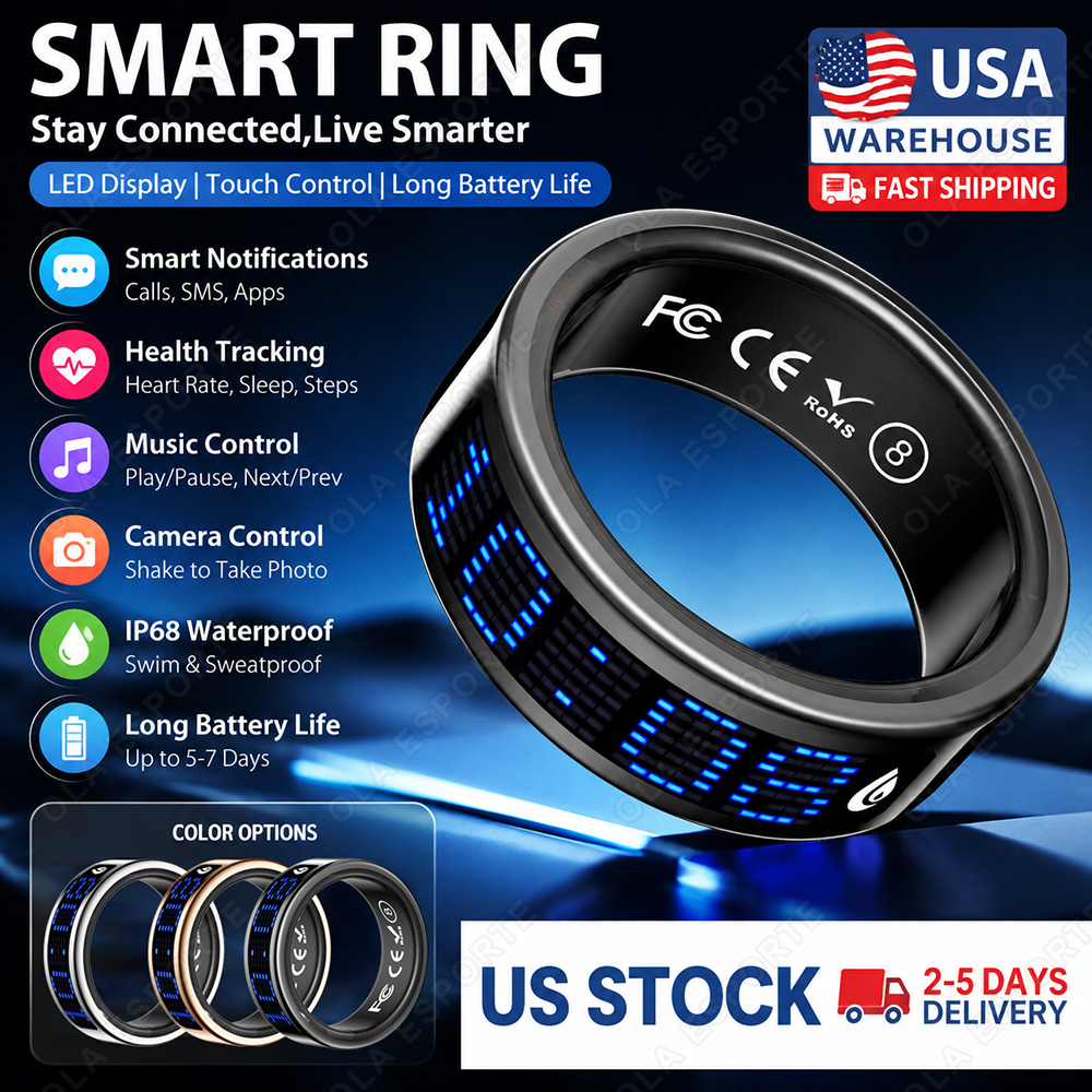 Новое умное кольцо 2026 с функ – обзор и цена Smart Ring Health
