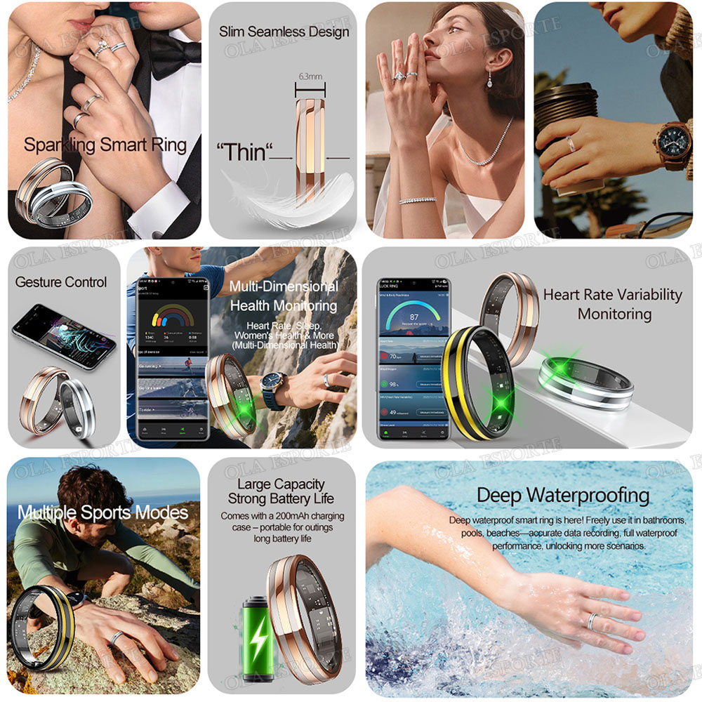 Новое умное кольцо 6,3 мм, тон – обзор и цена Smart Ring Health