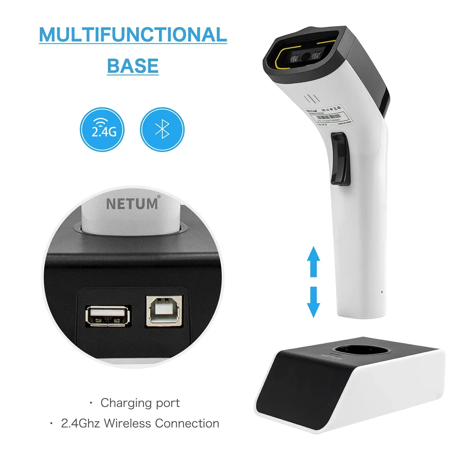 Беспроводной сканер штрих-кодо – обзор и цена Barcode Scanner Wireless