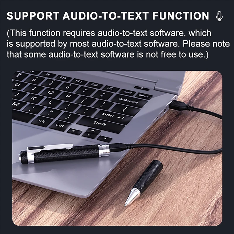 Портативный цифровой диктофон, – обзор и цена Voice Recorder Pen
