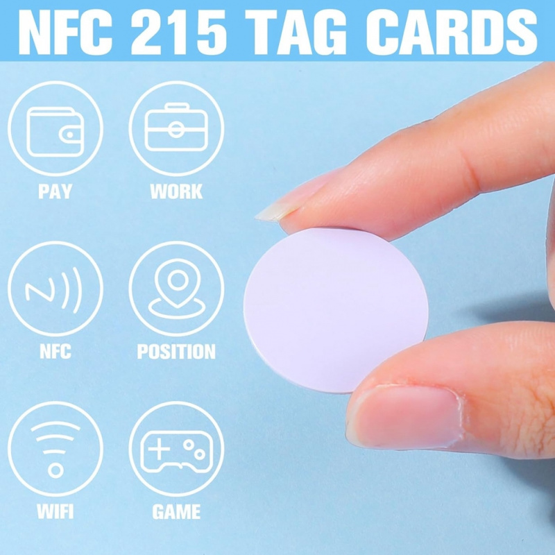 Наклейки NFC NTAG215 25 мм, пр – обзор и цена Nfc Tag Programmable