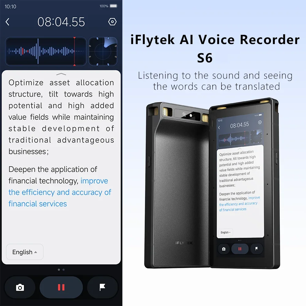 iFlytek AI Recorder S6: Диктоф – обзор и цена Voice Recorder Pen
