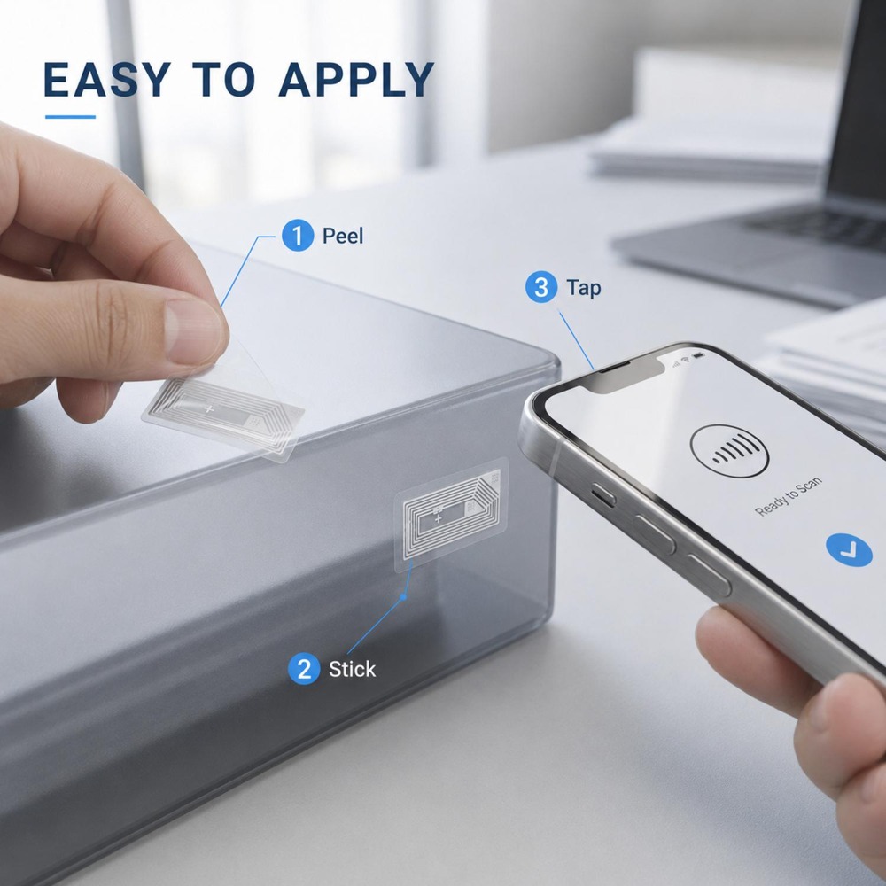 NFC-наклейка Ntag213, клейкая, – обзор и цена Nfc Tag Programmable