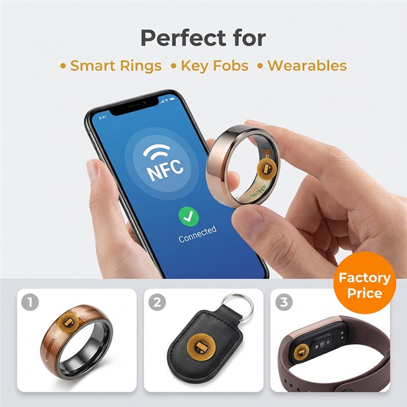 Метка NFC BAAE, диаметр 6 мм,  – обзор и цена Nfc Tag Programmable